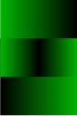 The Difference blend mode, demonstrated with overlapping squares